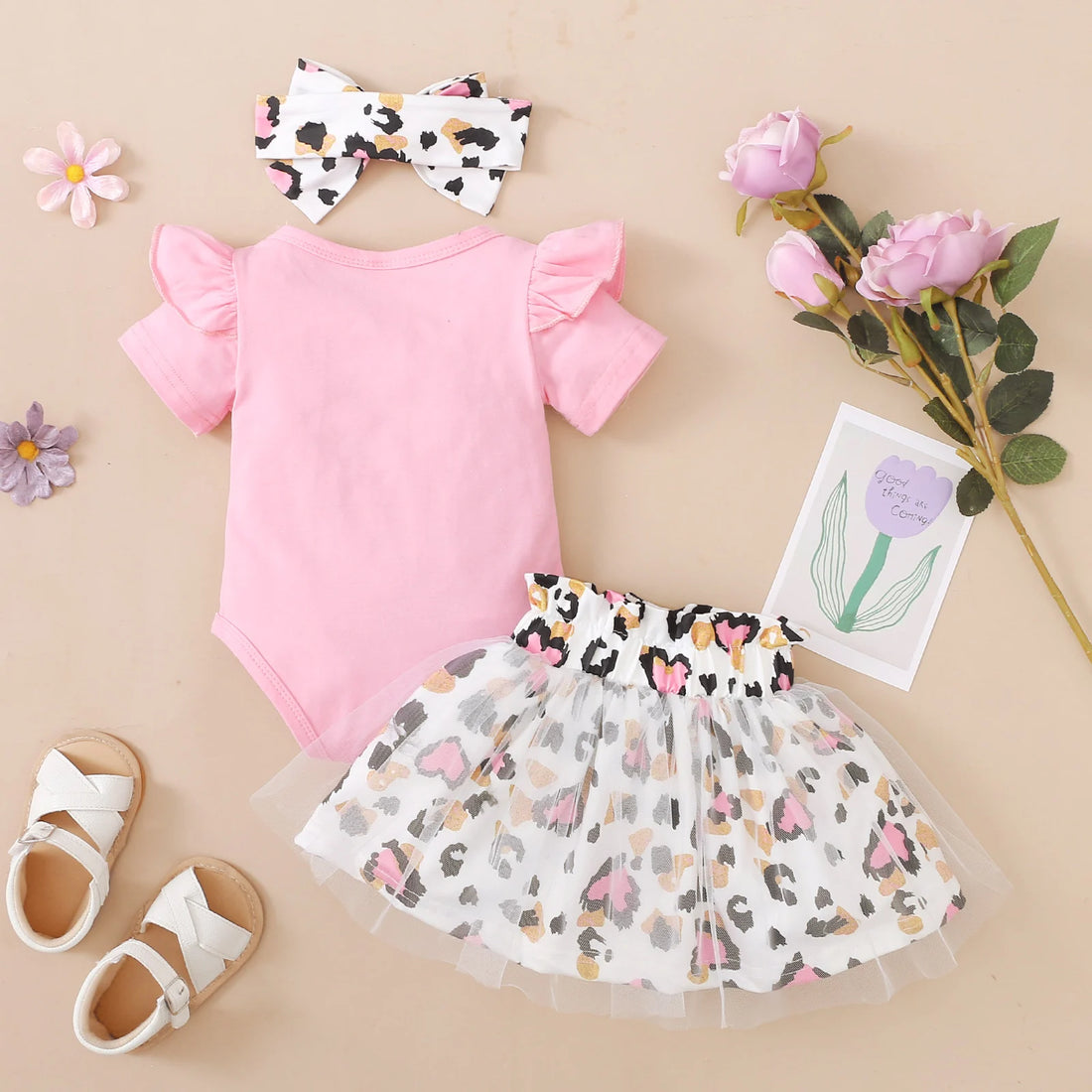 Baby Girls Romper Dress Sets Clothing